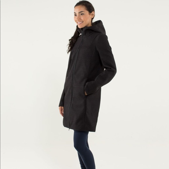Lululemon City Softshell Tweed Black - size 2